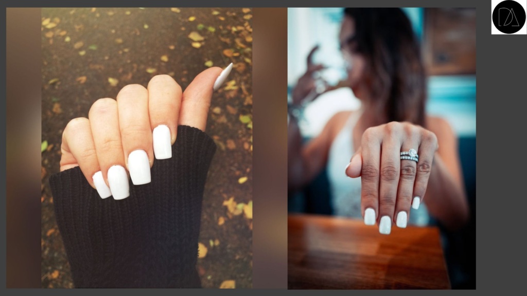 Tendências de esmaltes branco